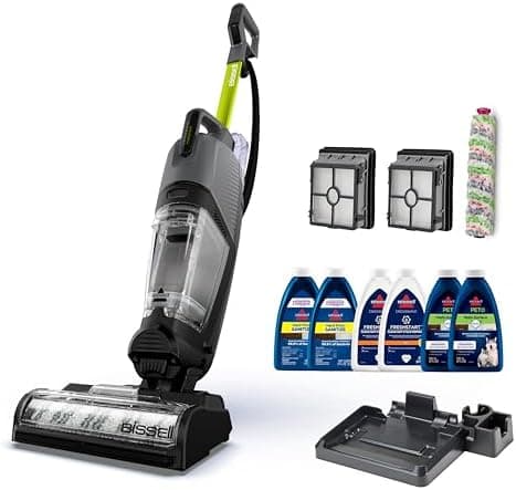 Bissell CrossWave HydroSteam Deluxe Steam Mop, 3-in-1 Wet Dry Vacuum Mop with Steam Function, Hard Floor Cleaner Machine with…