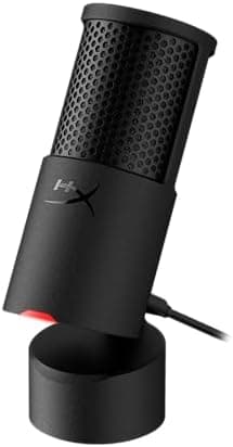 HyperX SoloCast 2 – Gaming USB Condenser Mic for PC, USB-C to USB-A, Built-in Pop Filter, Internal Shock Mount, Plug and Play…
