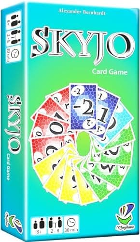 magilano SKYJO, Fun Card Game for Young and Least Young, Fun Game Parties in The Circle of Friends and Family.