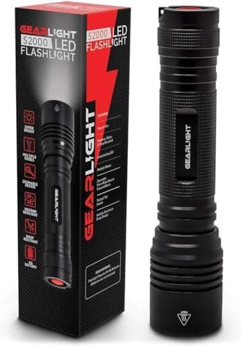 LED Flashlight High Lumens, Tactical Flashlight Battery Powered…