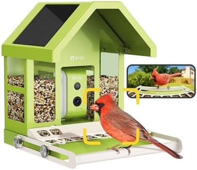 Birdfy Smart Bird Feeder with Camera, Durable Metal Feeders for…