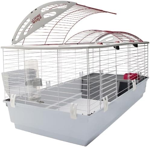 Living World - Deluxe Hybrid Habitat, X-Large - Rabbit, Guinea Pig, Chinchillas, and Small Animal…