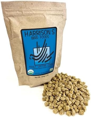 Harrison's Bird Foods Adult Lifetime Coarse Certified Organic Non-GMO Daily Maintenance Formula for…
