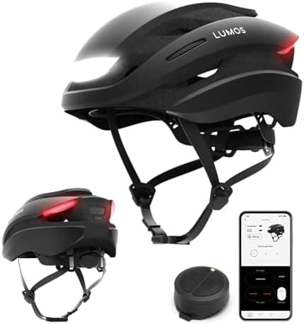 Lumos Ultra Bike Helmet | 360˚ Visibility TÜV Verified | Front & Rear LED Lights with Turn Signals | Commuter Bike Helmet for…