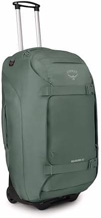 Osprey Sojourn 28"/80L Wheeled Travel Backpack with Harness, Koseret Green Bluesign Bluesign Bluesign