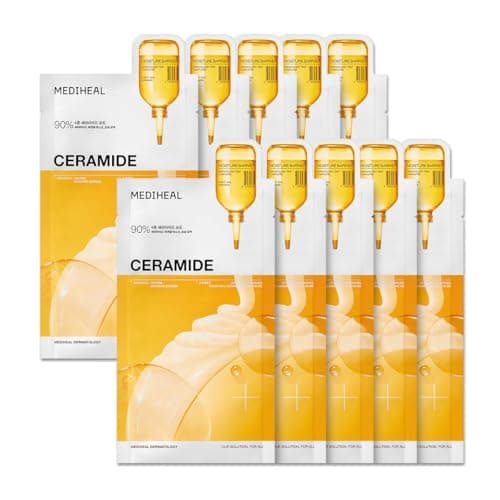 MEDIHEAL Essential Face Mask [Ceramide] Moisture Barrier 10 pcs. with…