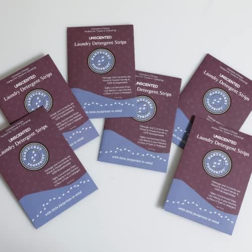 Travel Pack - 6 Units | Unscented Laundry Detergent Sheets| 2 Sheets Per Pack | Liquidless Laundry Detergent…