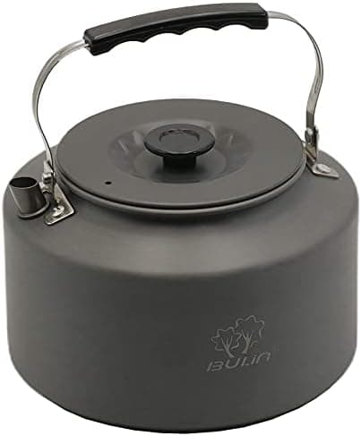 Bulin Camping Kettle, 2.2L Large Portable Stovetop Tea Kettle Fast Heating Boiling Hot Water for Open Fire…