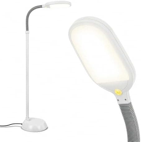Brightech Litespan - Bright LED Floor Reading Lamp for Over Chair…