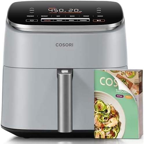 Cosori 9-in-1 TurboBlaze Air Fryer 6 Qt, Premium Ceramic Coating…