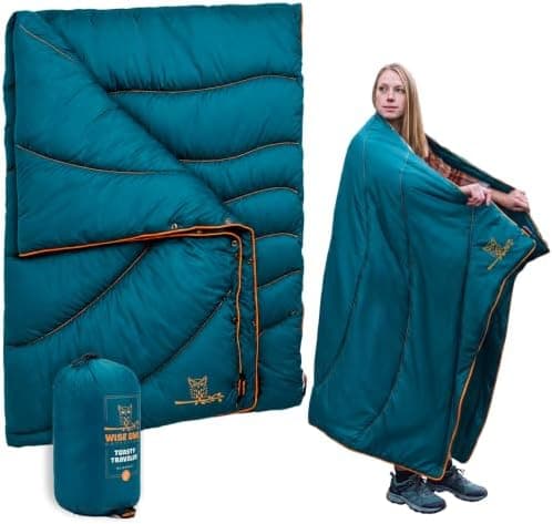 Wise Owl Outfitters Outdoor Camping Blanket – Lightweight Packable…