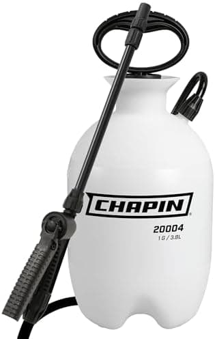 Chapin 20004 Pump Sprayer, 1-Gallon SureSpray Translucent Tank with an Easy Fill Funnel-Top Opening, Adjustable Cone Nozzle & 34"…