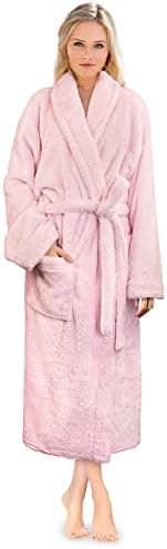 PAVILIA Premium Womens Plush Soft Robe Fluffy, Warm, Fleece Sherpa Shaggy Bathrobe OEKO-TEX…