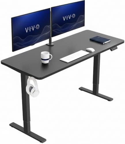 VIVO Electric 60 x 24 in Standing Desk, Memory Height Adjustment, 1B Series, Holds 220 lbs…