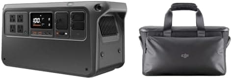 DJI Power 1000 V2 Portable Power Station with Protective Storage Bag, 1024Wh LFP Battery, Compact Size, 2600W Stable Output…