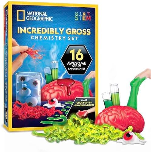 National Geographic Incredibly Gross Science Kit – 16 Disgusting…