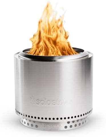 Solo Stove Bonfire with Stand | 19.5" Smokeless Fire Pit, Removable Ash Pan | Portable Stainless…