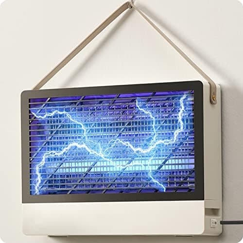 GeckoMan Quiet Hybrid Spectrum 20W Indoor Bug Zapper Indoor Fruit Fly Traps for Indoors Mosquito Zapper Electric Fly Zapper for…
