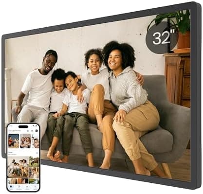 Cozyla Frame: 32" WiFi Digital Picture Frame with Large Display – No Subscription & Unlimited Storage, Support Long Video…