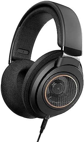 Philips Open Back Wired Headphones - Cushioned Over Ear Headphones with Adjustable Headband for Ultimate…