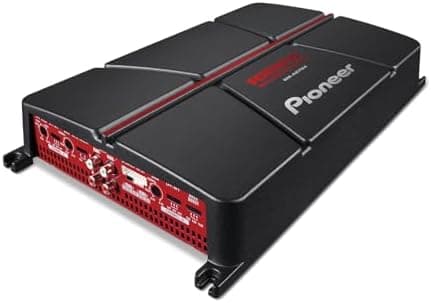 Pioneer GM-A6704 4-Channel Car Amplifier – 1000W Max, Class AB, Bridgeable Design, Bridgeable, High-/Low-Pass…