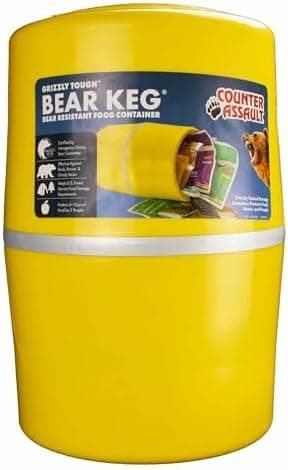 Counter Assault Bear Keg Food Storage Container Yellow