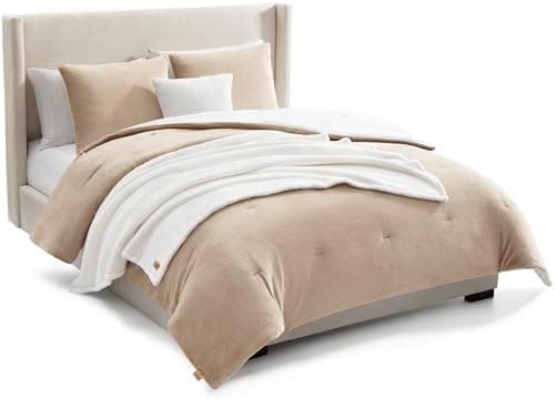 UGG Remina Comforter Set 5 Piece Bed in a Bag with Throw Blanket, Decorative Pillow, Shams, and…