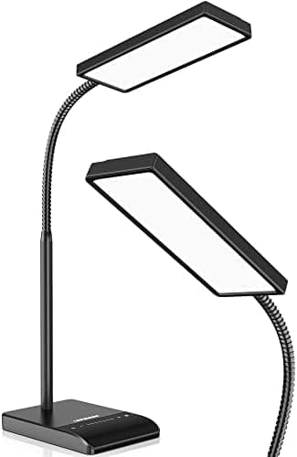 LEPOWER Desk Lamp, 800LM LED for Home Office, 12W Reading for Desk, Eye-Caring Light, Touch Table Gooseneck Lamp, 50 Lighting…