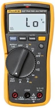 Fluke 117 Digital Multimeter, Non-Contact AC Voltage Detection, Measures…