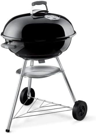 Weber Jumbo Joe Premium Charcoal Grill, 22‑Inch, Black – Portable Outdoor BBQ Grill with Durable Plated Steel Grates…