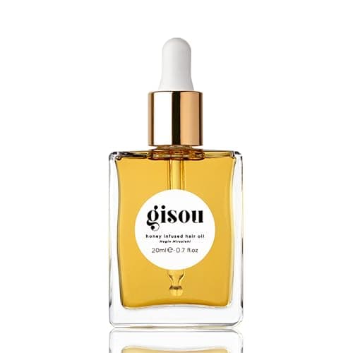 Gisou Honey Infused Hair Oil Mini - Hydrating & Frizz Control Luxury Treatment with Mirsalehi Honey, Adds Shine & Heat…