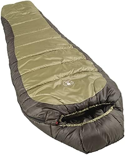 Coleman North Rim 0°F Sleeping Bag, Cold-Weather Mummy Sleep Sack with No-Snag Zipper & Adjustable…