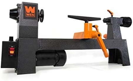 WEN Mini Benchtop Wood Lathe, 8-Inch by 13-Inch with Variable Speed…