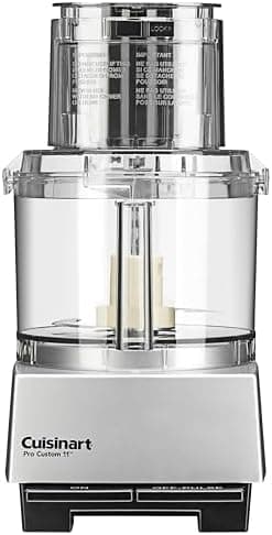 Cuisinart Food Processor, Dishwasher Safe 11-Cup Food Processor with Slicing & Shredding Discs, Cuisinart Pro Custom 11 Stainless…