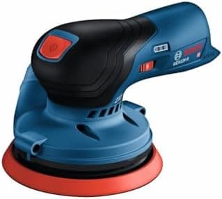 BOSCH GEX12V-5N 12V Max Brushless 5" Random Orbit Sander - Ergonomic Palm Grip, Dust Collection System, Speed Selector…