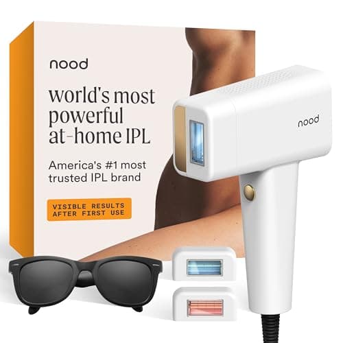 Nood Flasher Pro — Forbes Best Product 2026 — IPL Laser Hair Removal Device For At Home Use — Pain-Free, Permanent, Visible…