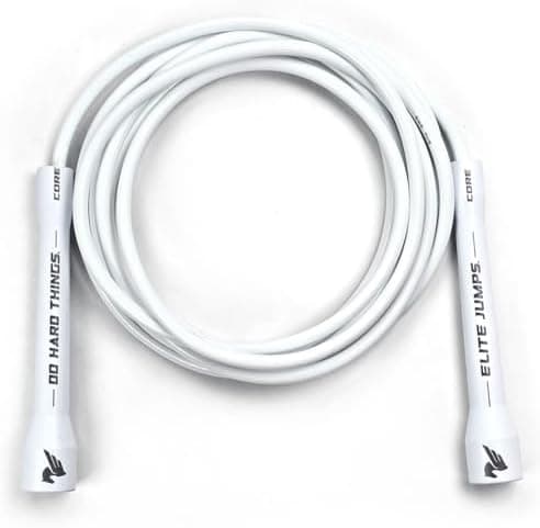 Elite Jumps Adjustable Jump Rope – 6mm PVC Training Rope for Fitness…