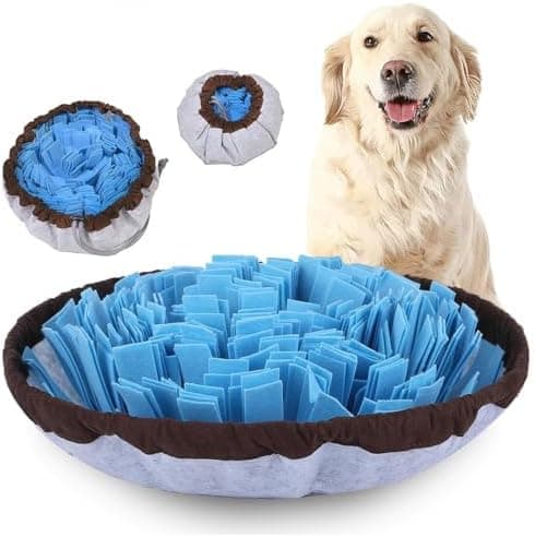 PET ARENA Snuffle Mat for Dogs - Adjustable Interactive Puzzle Toy for Large & Small Breed Slow Feeder for Mental Stimulation &…