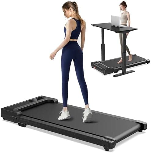 Walking Pad Treadmill for Home - Under Desk Treadmills Mini Portable Walking Running Machine Slim Compact…