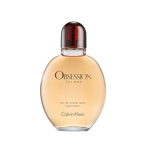 Calvin Klein Obsession for Men Eau de Toilette – Ambery Men's Cologne – With Notes of Bergamot, Mandarin, Lavender & Musk – Long…
