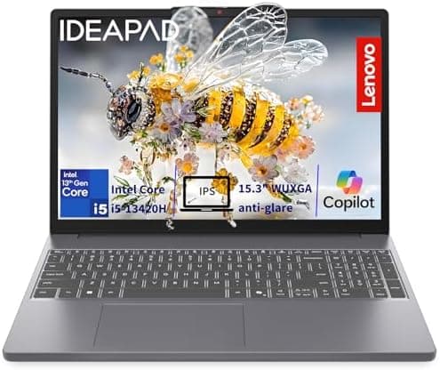 Lenovo 2026 Premium Business & Student Laptop, 15" WUXGA Display with Microsoft 365, 13th Gen Intel Core i5-13420H (8-Core), 8GB…