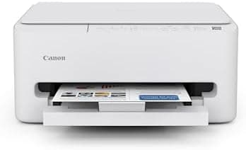 Canon PIXMA TS4320 Wireless Color Inkjet Printer for Duplex Printing, White – Home Printer with Copier/Scanner, Compact Design…