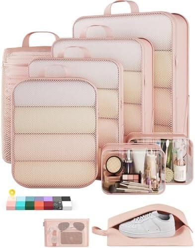 Veken Veken 9/11 Set Compression Packing Cubes for Travel…