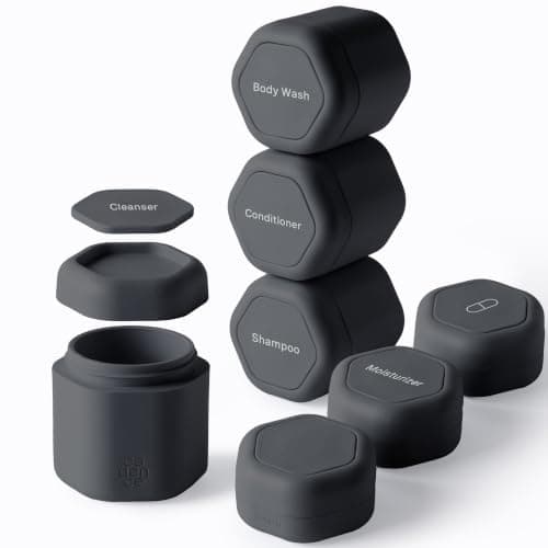 Cadence Travel Containers - Daily Routine Capsule Set - Magnetic…