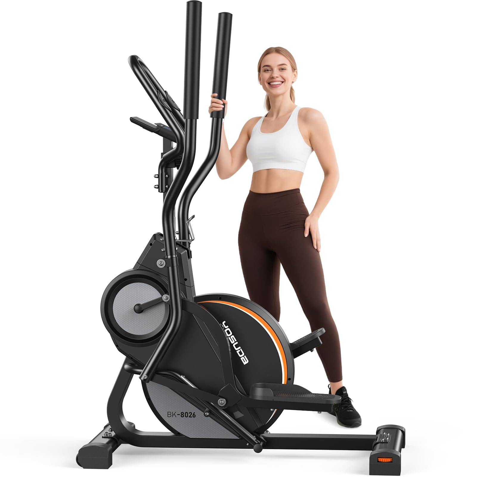 YOSUDA Elliptical Exercise Machine, Compact 3-in-1 (Elliptical + Cardio Climber + Stair Stepper) Elliptical for Home with…