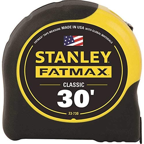 STANLEY Hand Tools 33-730 1-1/4" X 30' FatMax® Tape Measure