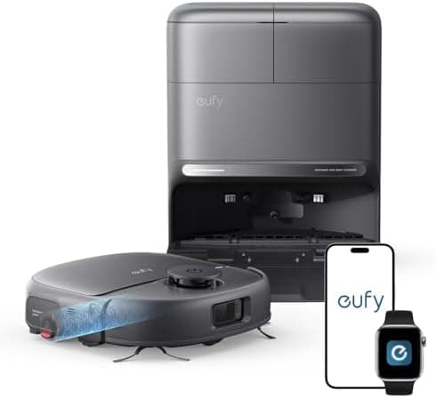 eufy C28 2026 New Robot Vacuum and Mop Combo,15,000 Pa Suction, HydroJet Self Clean Roller Mop…