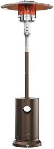EAST OAK 55,000 BTU Propane Patio Heater with Round Table & Stainless Steel Burner, Outdoor Heater with…