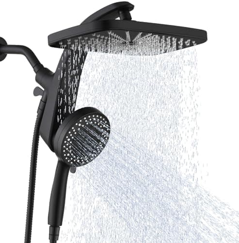 BOZYBO Rain Shower Head with Handheld: High Pressure Shower Heads with Handheld Spray Combo, 12" Rainfall Shower Head and 9…