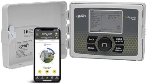 Orbit B-hyve Smart Indoor/Outdoor Sprinkler Controller - 6-Zone - App…